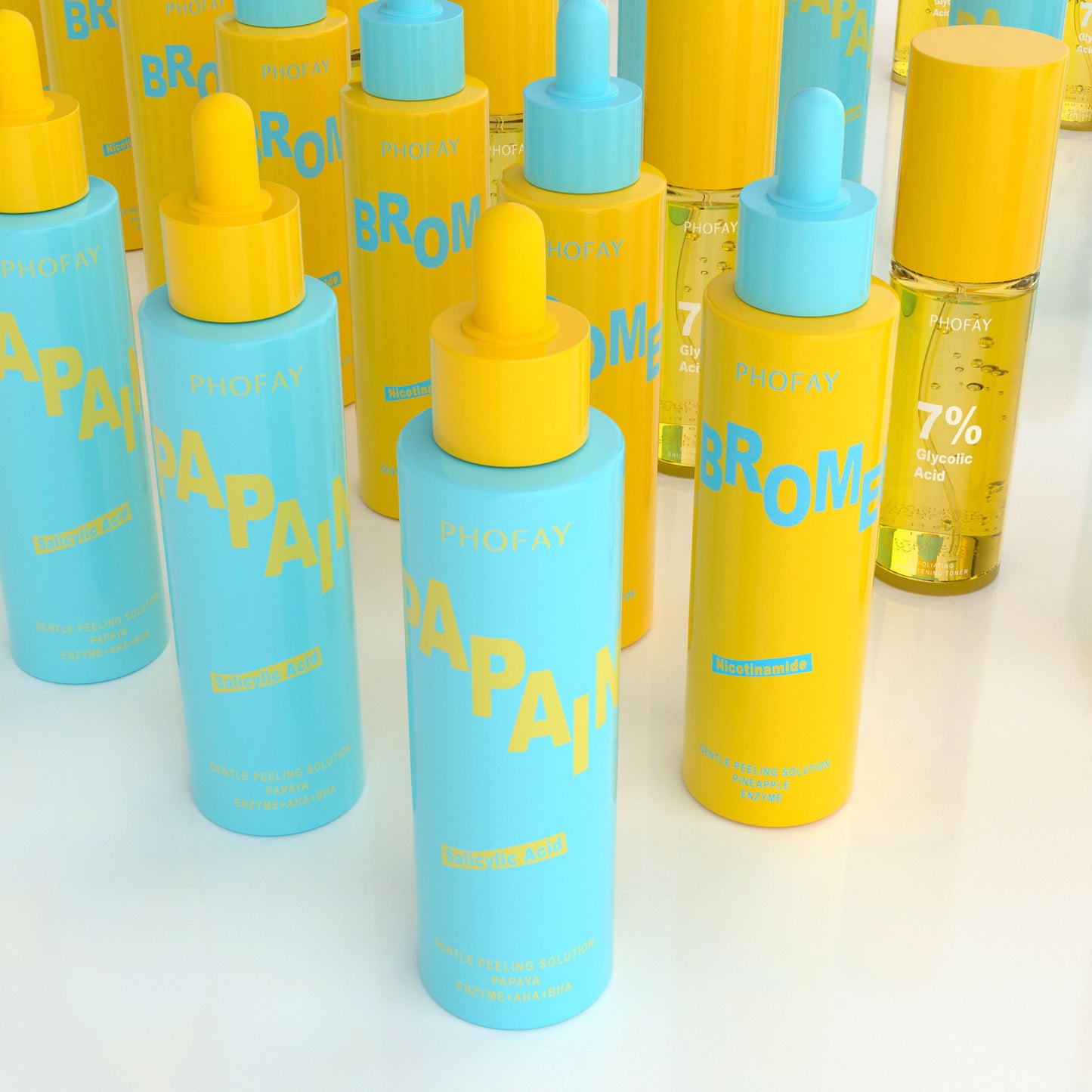 PHOFAY GLYCOLIC ACID AHA EXFOLIATING  BRIGHTENING TONER