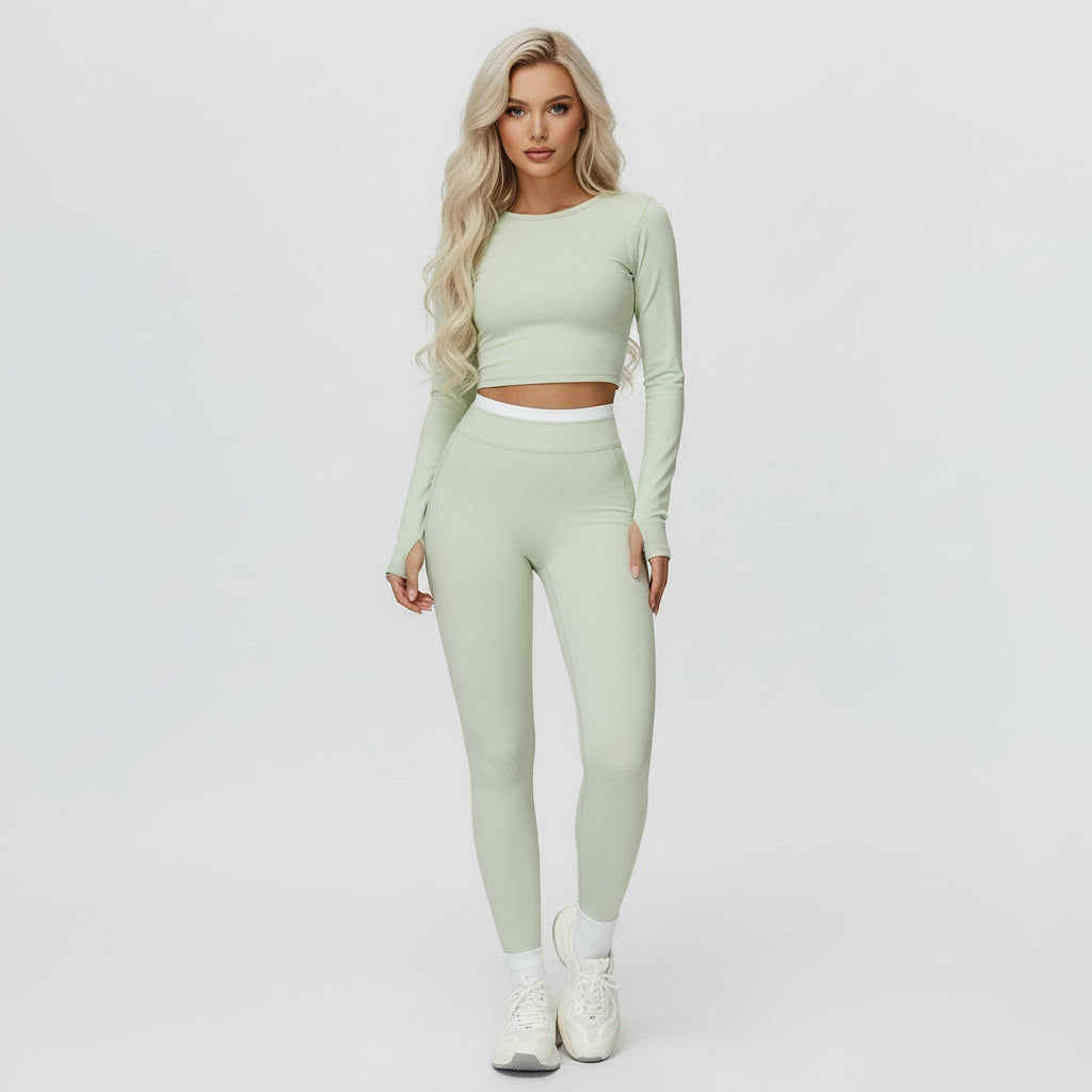 Eco-friendly High Waist Tight Trousers