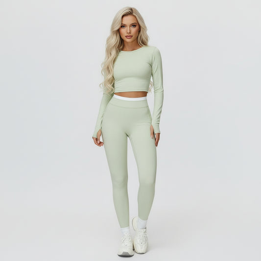 Eco-friendly High Waist Tight Trousers