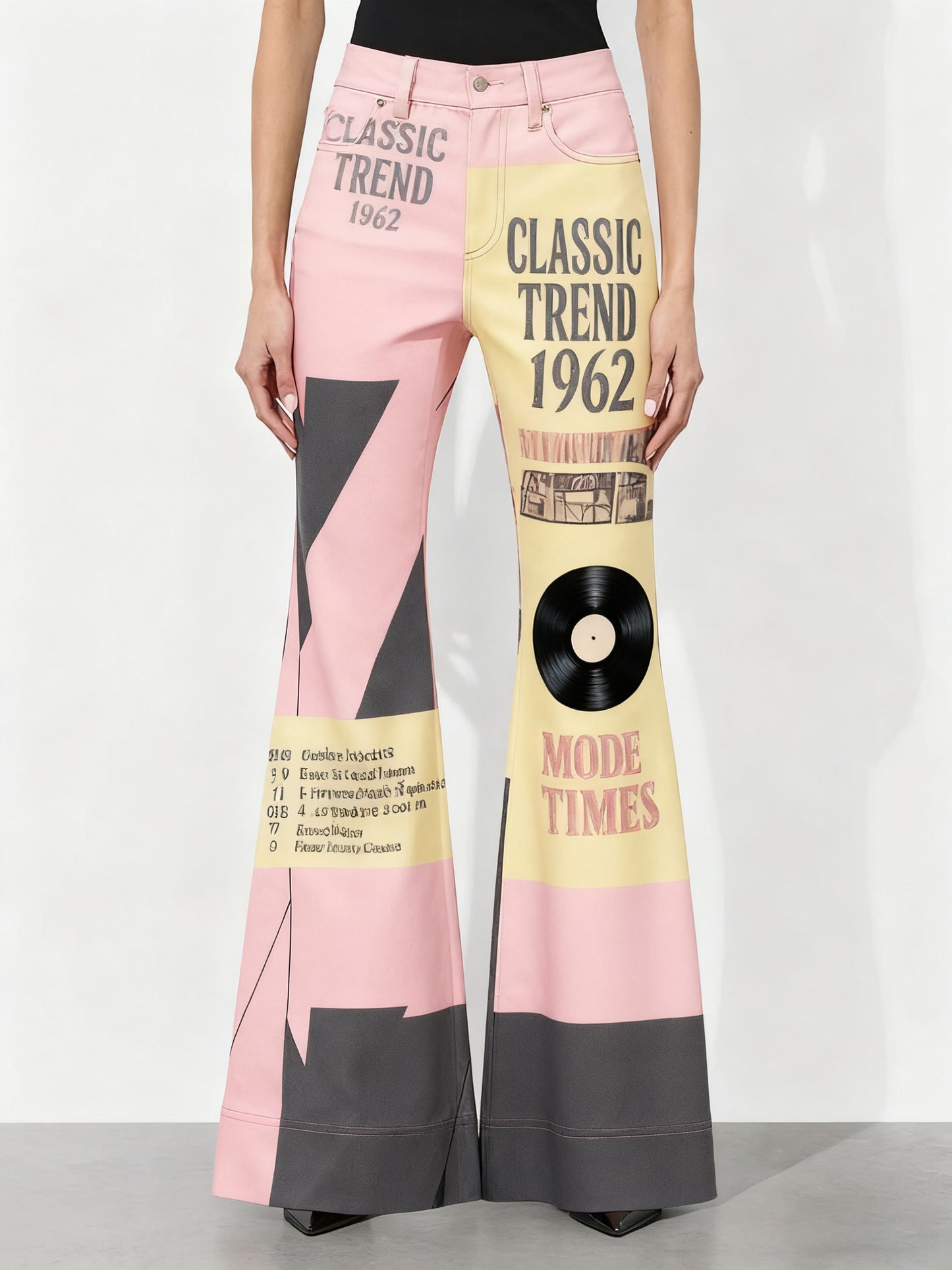 Fashionable Casual Wide-leg Pants