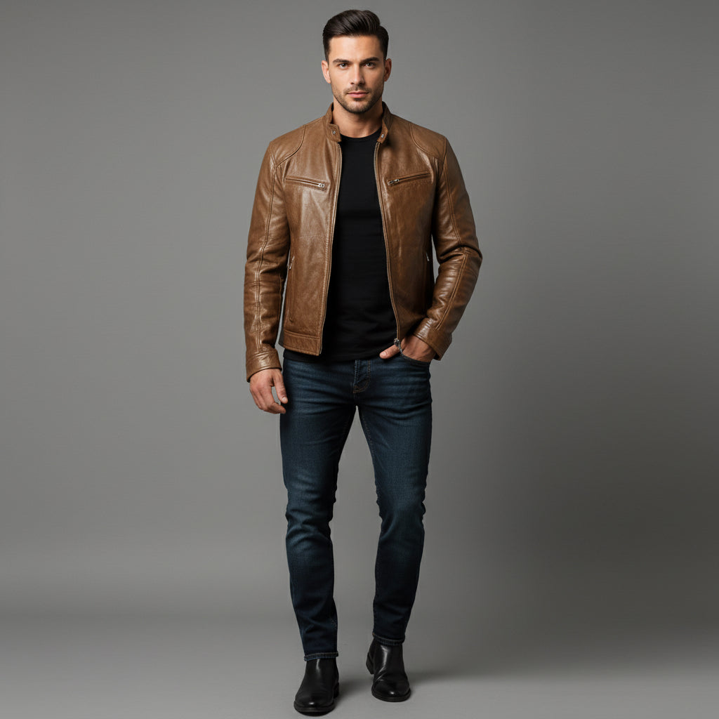 Pu Leather Coat