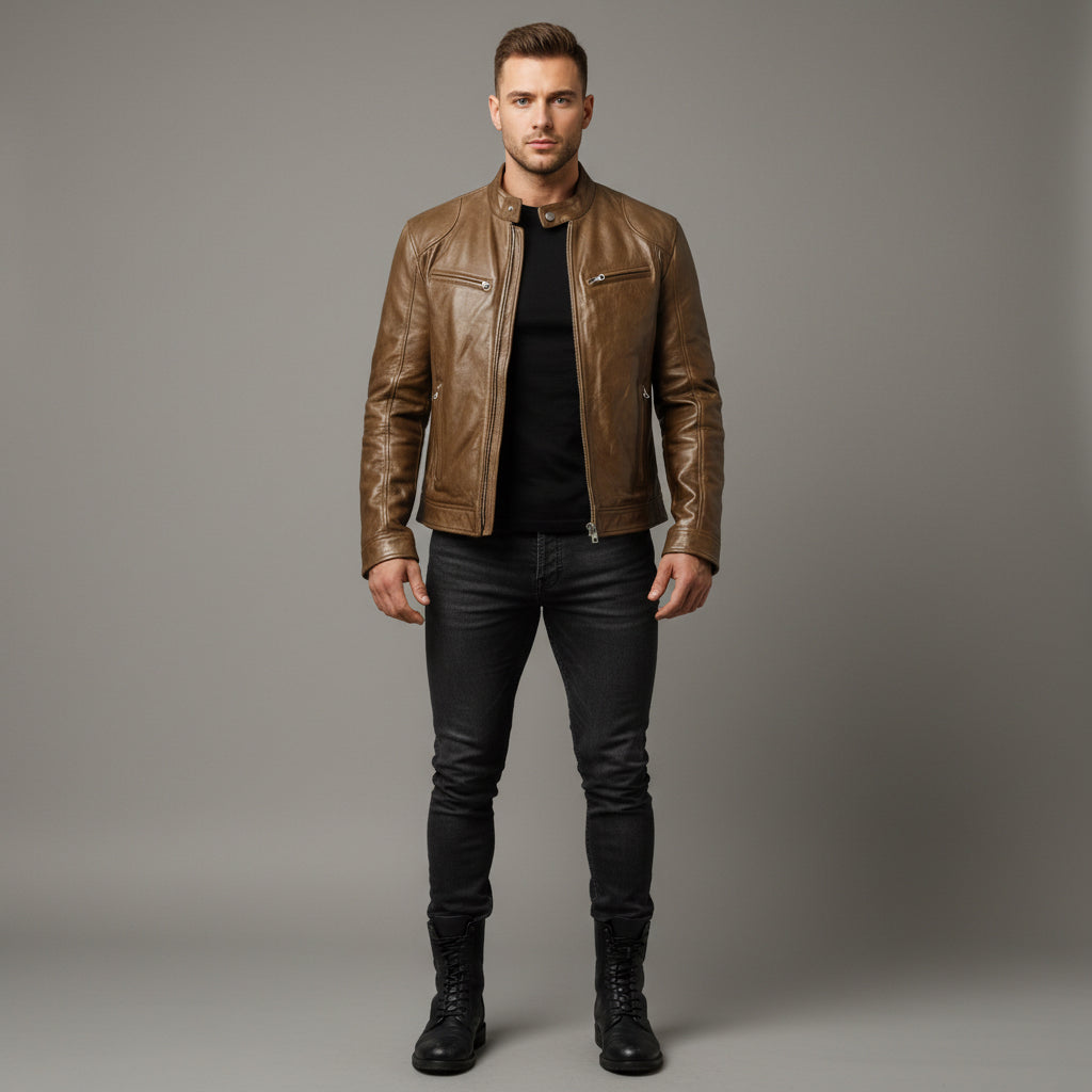 Pu Leather Coat