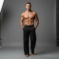 Men's Linen Button Slant Pocket Breathable Trousers