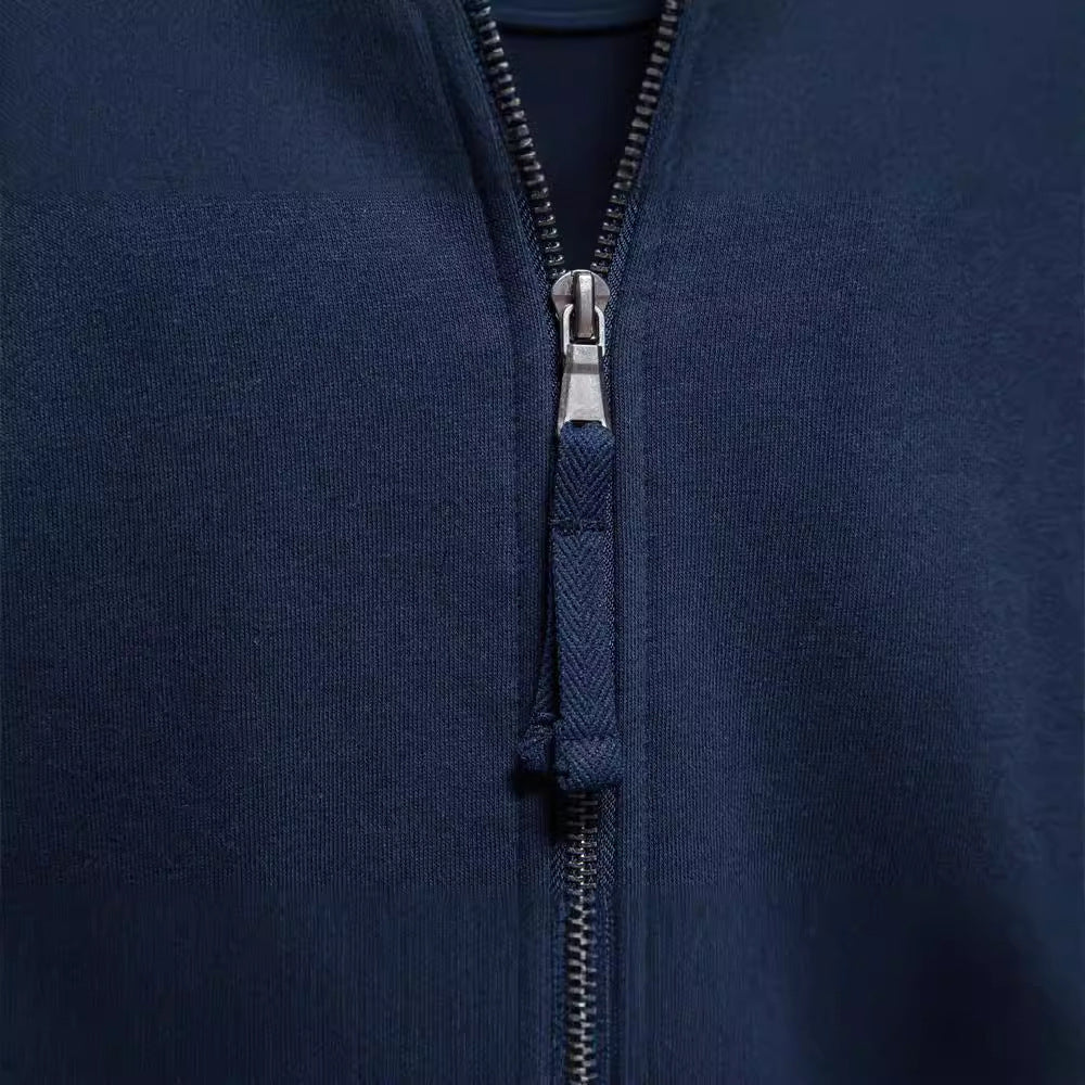 All-matching Men's Sports Contrast Color Casual Cardigan