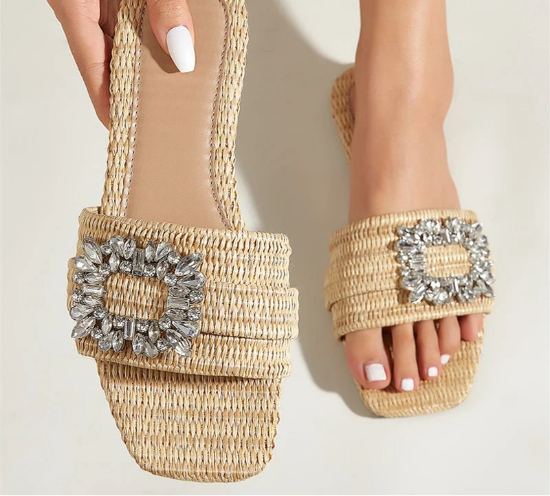 Rhinestone Slippers