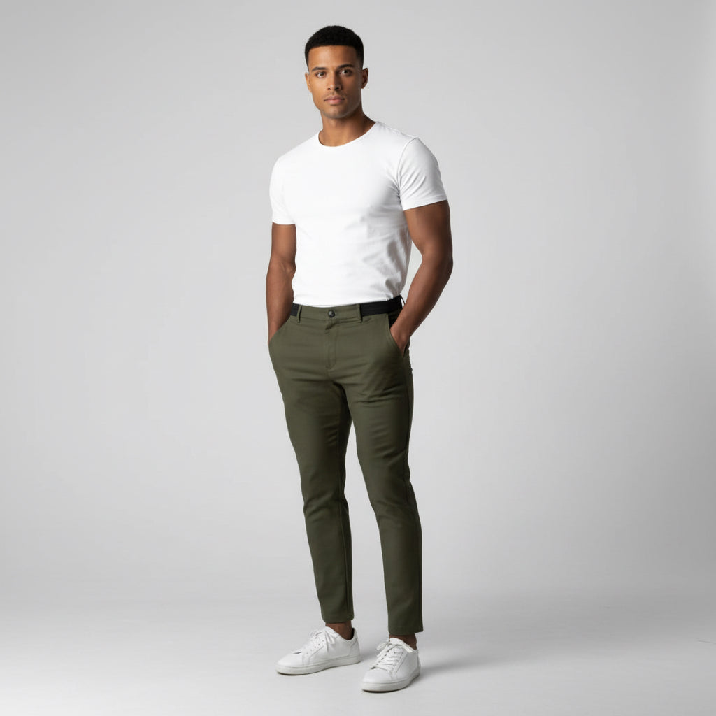 Men's Clothing Japanese Style Youth Business All-match Cotton Trousers