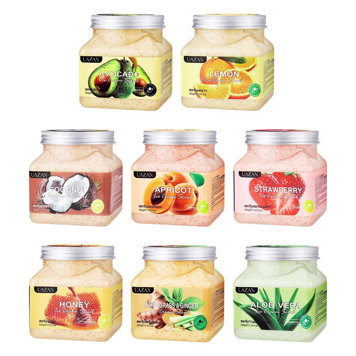 Ice Cream Body Scrub Cream Deep Cleansing Exfoliating Chicken Skin