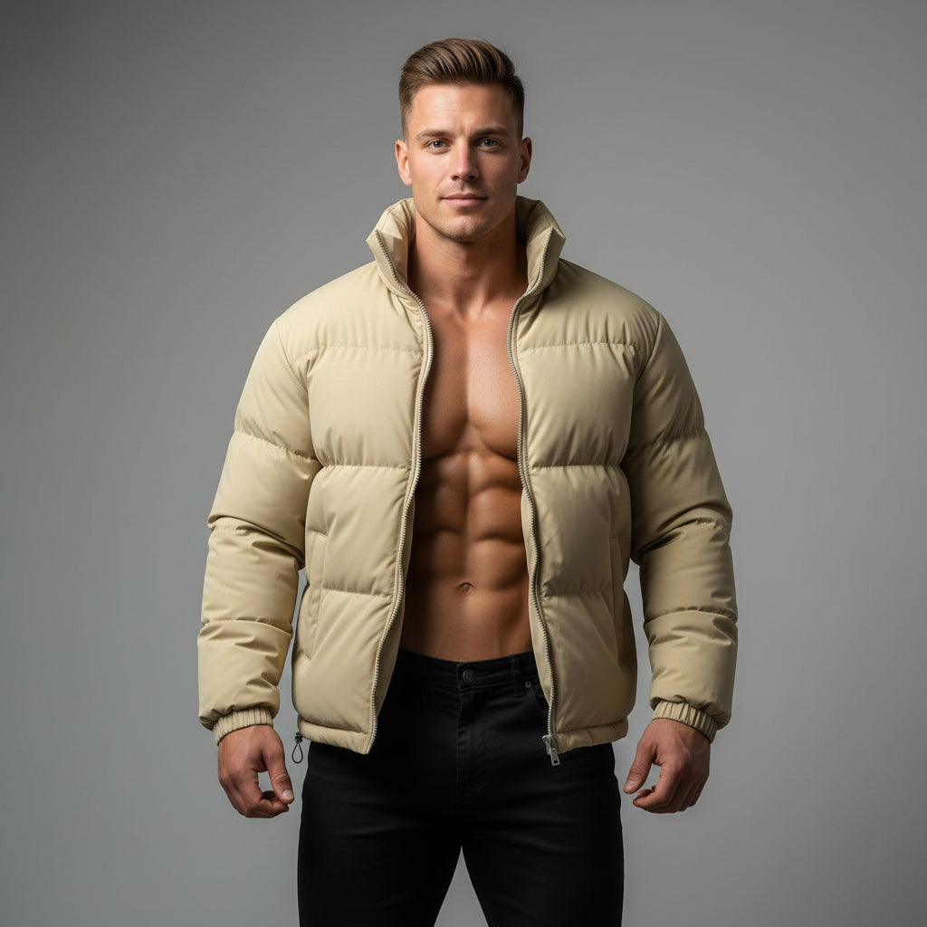 Thick Warm Down Casual Loose Cotton Padded Jacket Couple