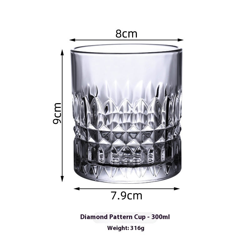 Tipsy Atmosphere High-end Household Glass Whiskey Shot Glass