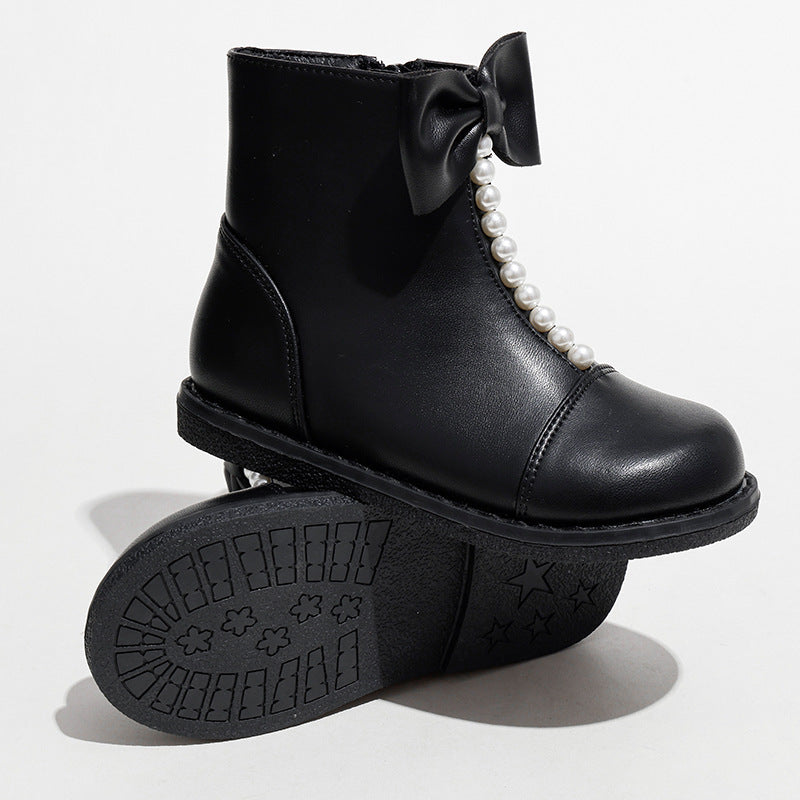 Girls Fashion New Side Zipper Kids Boots