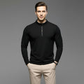 Half High Collar Cotton Men Autumn Clothes