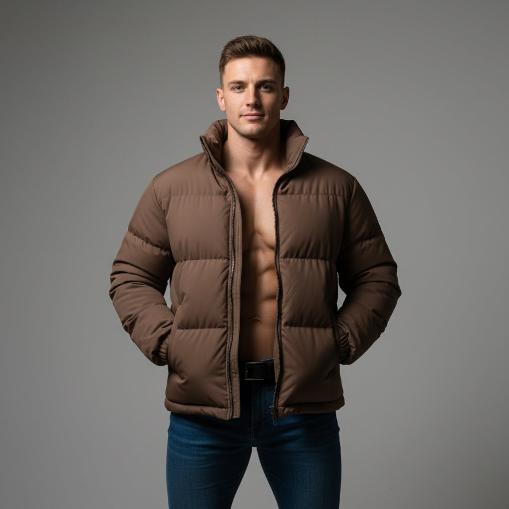 Thick Warm Down Casual Loose Cotton Padded Jacket Couple
