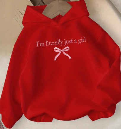 Printed Fall And Winter Outer Wear Hooded Sweater