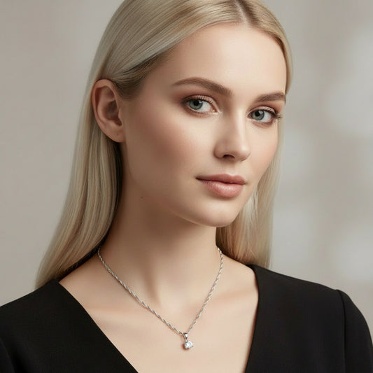 Combination Of European And American Diamond-studded Ladies Jewellery