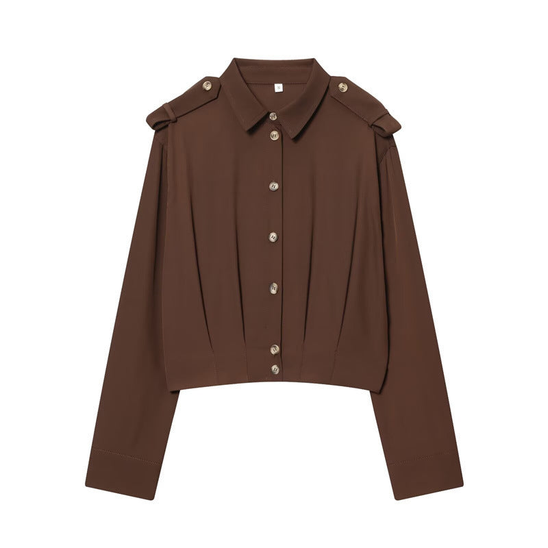 Women's Fashionable All-match Shoulder Strap Shirt