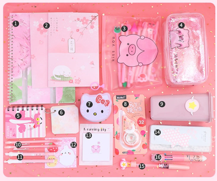 Girl Heart Elementary And Middle School Students Start School Spree