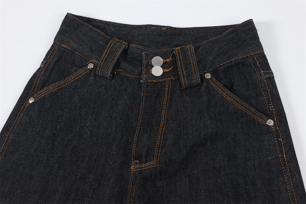 Fashion Personalized Work Clothes Denim Trousers Men