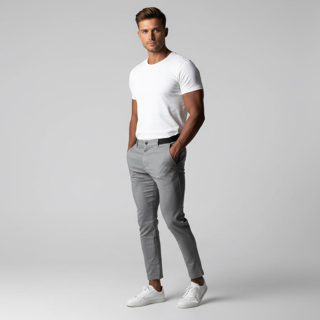 Men's Clothing Japanese Style Youth Business All-match Cotton Trousers