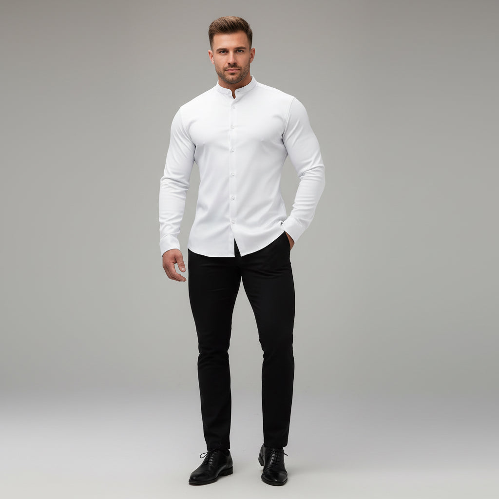 Casual Button Down Slim Tops