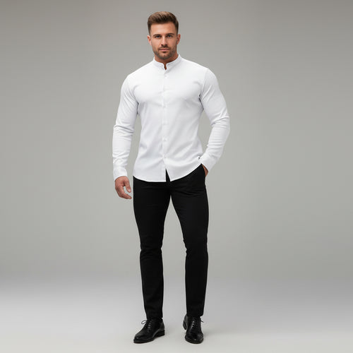Casual Button Down Slim Tops