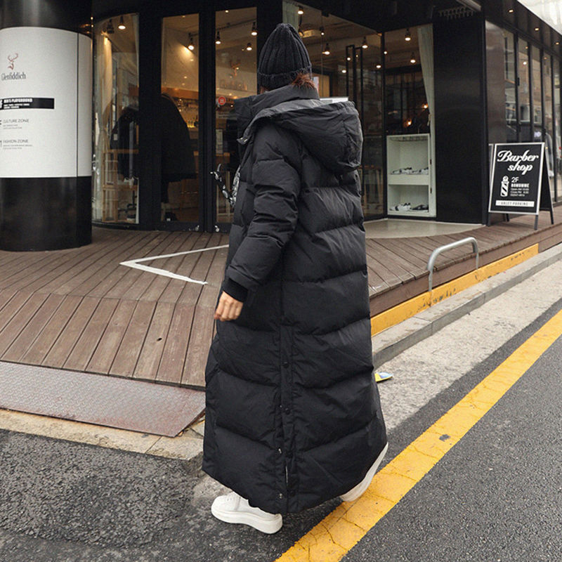 Warm Hooded Thickened Winter Long Coat