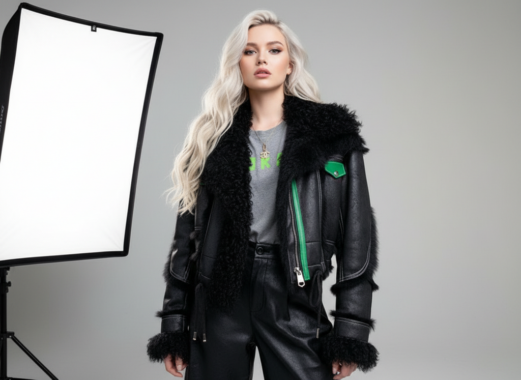 New Imported Snow Rabbit Fur Fur Coat Women