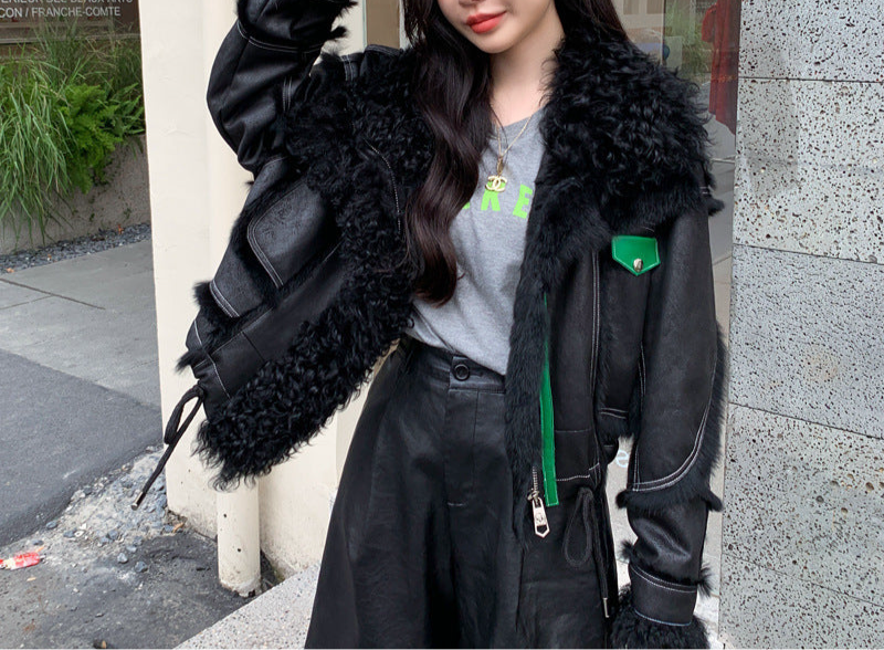 New Imported Snow Rabbit Fur Fur Coat Women