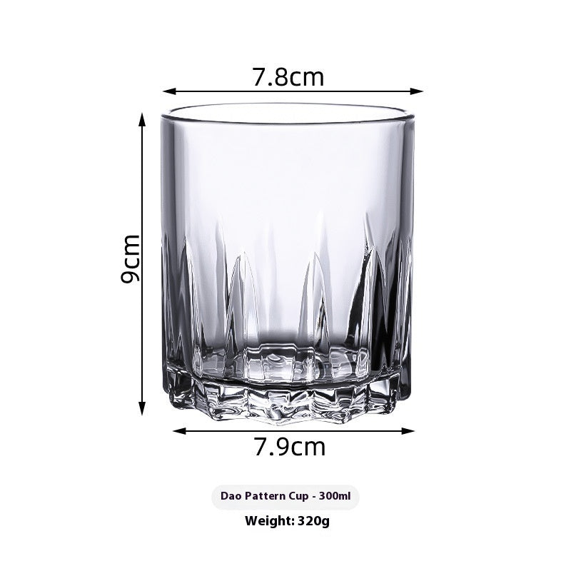 Tipsy Atmosphere High-end Household Glass Whiskey Shot Glass