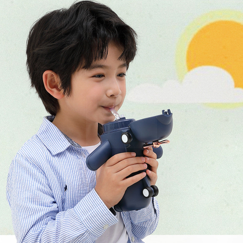 Children's Thermos Cup With Straws Baby Kindergarten Anti-fall Baby Kids Water Cup