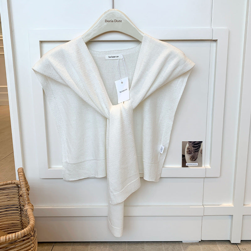 All-match Scarf Outer Wool Detachable Collar Shoulder