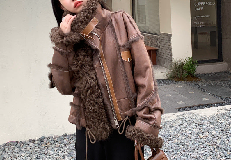 New Imported Snow Rabbit Fur Fur Coat Women