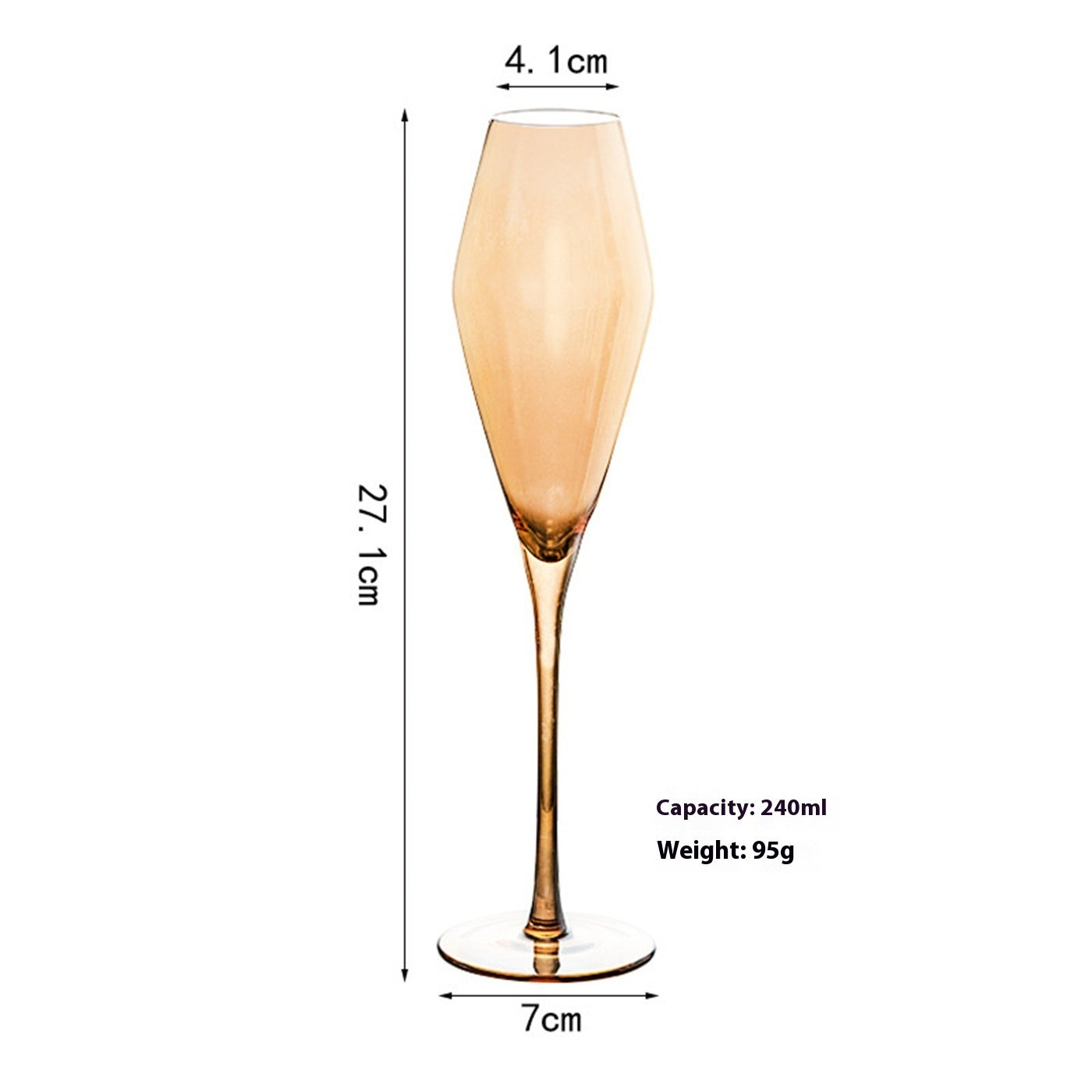 Golden Red Wine Glass Household Decanter