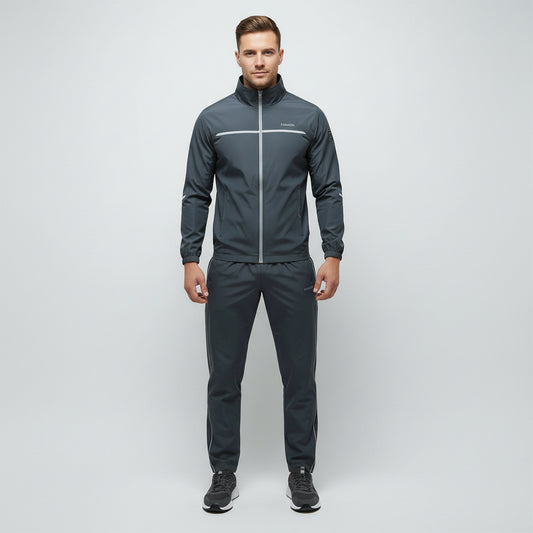 Men's Loose Lapels Casual Sportswear Polyester Composite Fabric