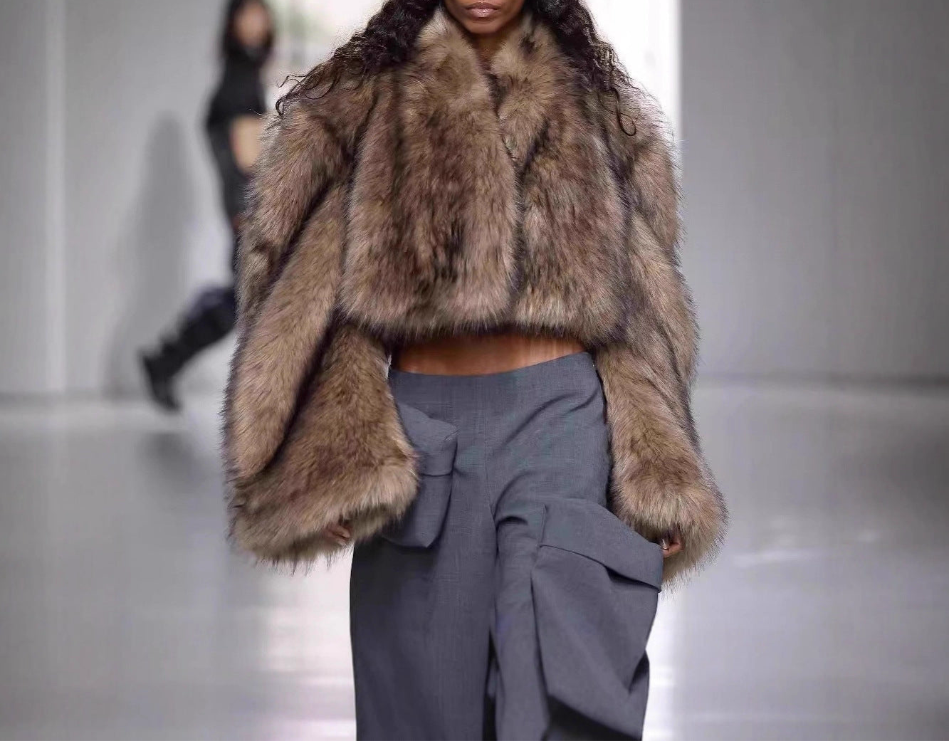 Vintage Fur Coat Short Ladies