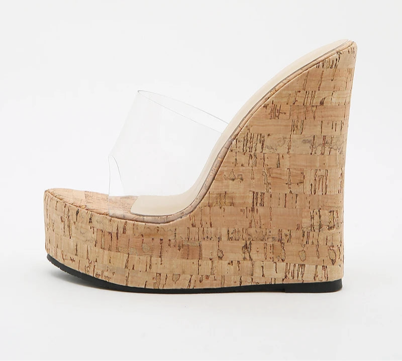 High Heel Slide Shoes