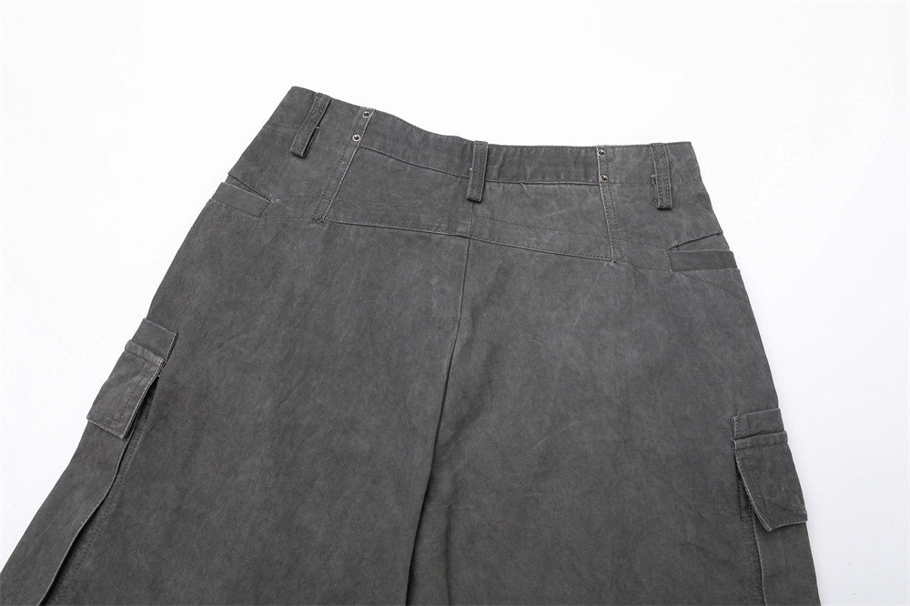 Fashion Work Clothes Wide Leg Punk Pants Men