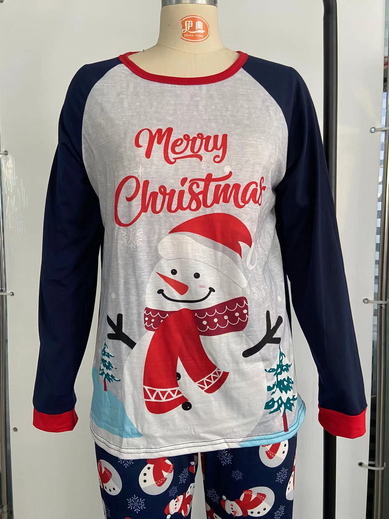 Christmas Family Home Parent-child Suit