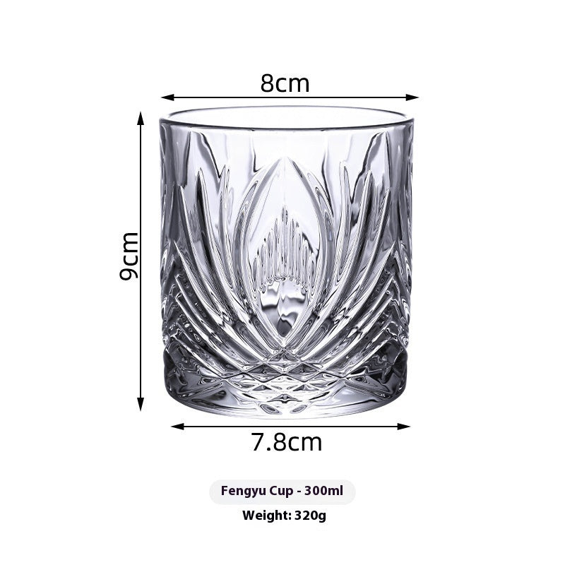 Tipsy Atmosphere High-end Household Glass Whiskey Shot Glass