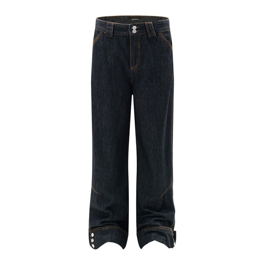 Fashion Personalized Work Clothes Denim Trousers Men