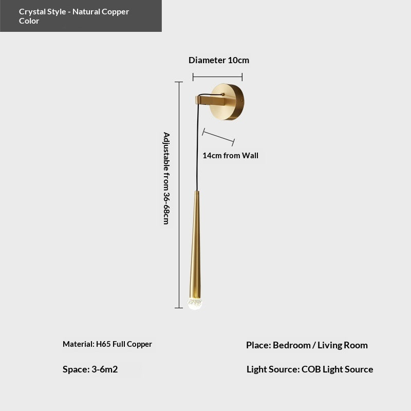 Minimalist Pendant Wall Lamp