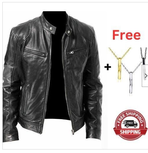 Pu Leather Coat