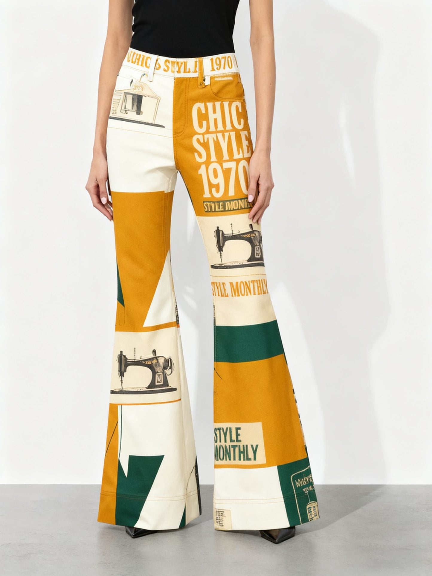 Fashionable Casual Wide-leg Pants