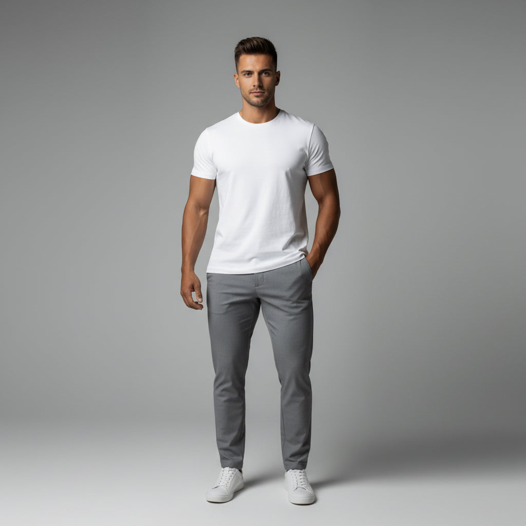 Men's Clothing Japanese Style Youth Business All-match Cotton Trousers
