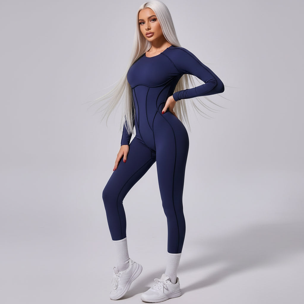 Yoga Backless Tight Jumpsuit