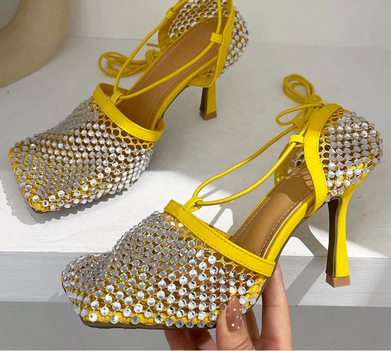 Crystal Rhinestone Heels