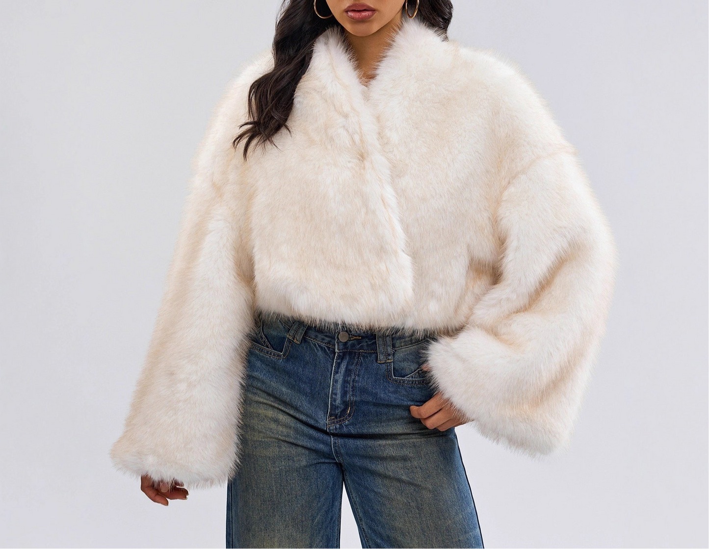 Vintage Fur Coat Short Ladies