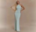 Backless Slim Fit Waist Slimming Maxi Dresses