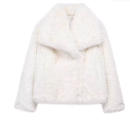 Winter Warm Thicken Fluffy Lapel Jacket