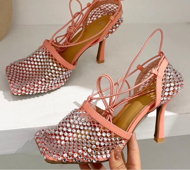Crystal Rhinestone Heels
