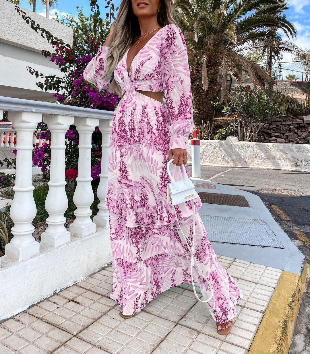 Elegant Long-sleeved Dress